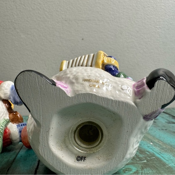 Fitz & Floyd Holiday Jamboree Snowman Salt & Pepper Shakers Christmas - Picture 15 of 16